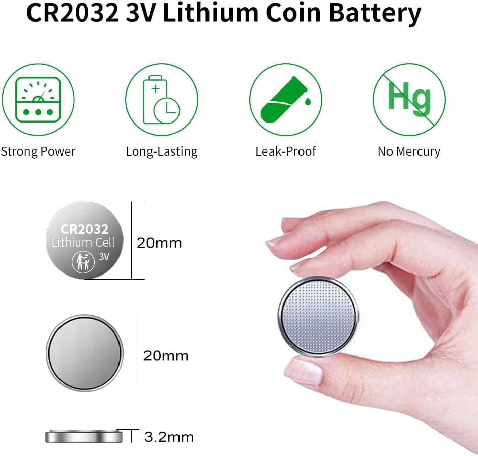 Baterías de Litio CR2032 CZQQ 3V Paquete 20 Unidades miniatura 5