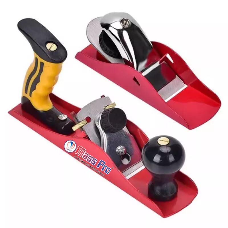 Image of 2Pcs Woodworking Planer, Heavy Duty, Metal Body, For Wood Work Carving, Trimming, DIY Projects