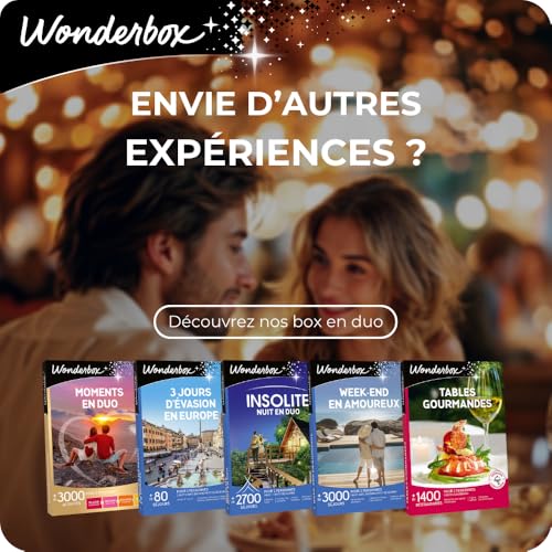 Coffret Cadeau Wonderbox Mille & Une Nuits en Amoureux pour Couple - 6