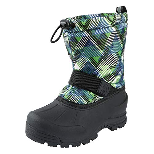 Image of Northside Frosty Insulated Winter Snow Boots for Girls and Boys with Rugged, Water Resistant Nylon Upper, Quick-Drying Lining, Removable EVA Insole, and Durable TPR Outsole