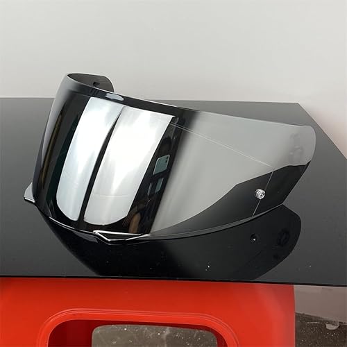 Miniatura 2 de Visera de casco HJ-33 para HJC i90 Shield de repuesto con protección UV accesorios para casco (uso diario plateado)