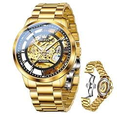 6728:Gold strap&black dial