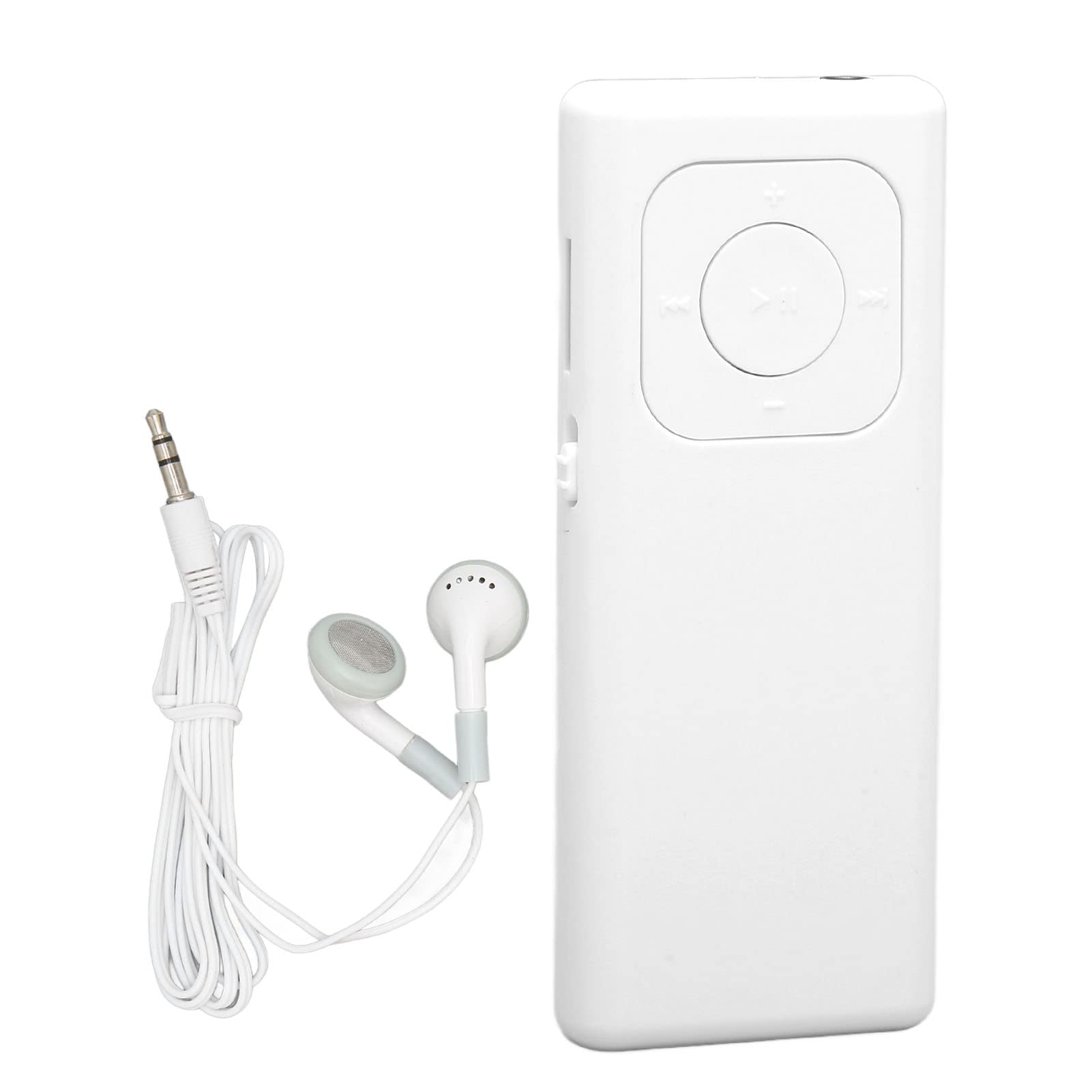 MP3 Player, 64G Memory Card Lightweight Lossless Music Lossless Decoding Portable Small Music Player, Stable Signal Wonderful Sound Quality for Students Travel Work(White)-image-25