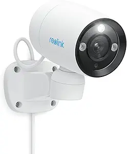 REOLINK 4K PoE Bullet Security Camera, 180 Degree Pan, Horizontal Auto Tracking, Outdoor IP Camera with Color Night Vision, Smart Person/Vehicle/Pet Detection, 2 Way Talk, microSD Card Slot, RLC-81PA asin的图片
