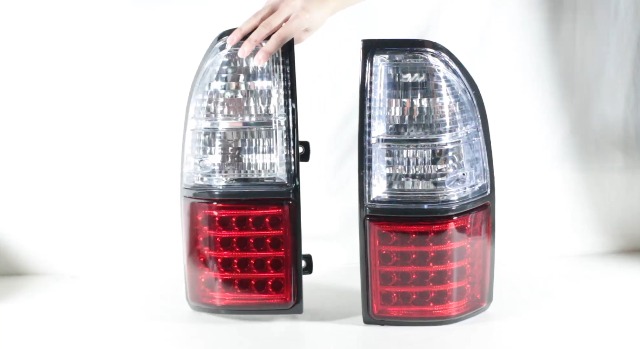 Luz Trasera LED Para Toyota Land Cruiser Prado LC90 (1997-2002) – Faro Trasero Gris Y Rojo