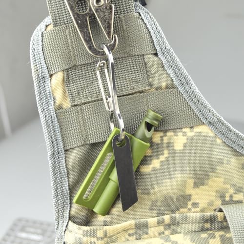 TONIFE Ferro Rod,Fire Starter Survival Tool,Fire Starting Kit,Suitable for Hiking,Camping,Outdoor Survival,Outdoor Survival Companion MT4202 (Plastic-Green) - image 5