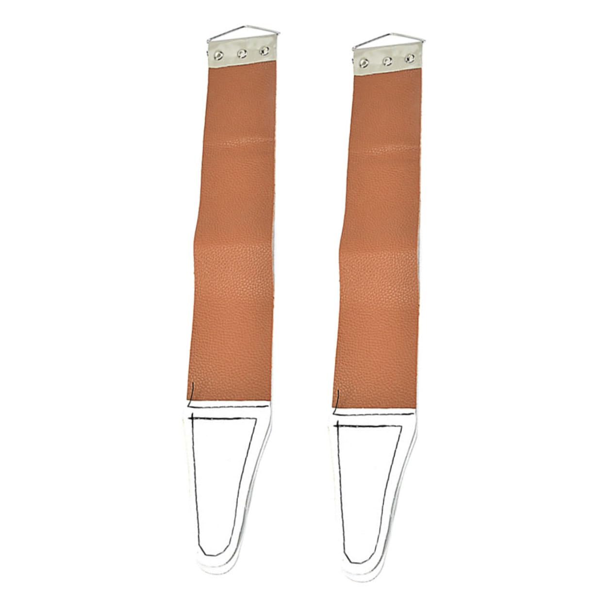 Healeved Dual-sided Razor Sharpening Straps Household Shaver Strop Tool Practical Barber Shop Strop for Clipper Blade Random