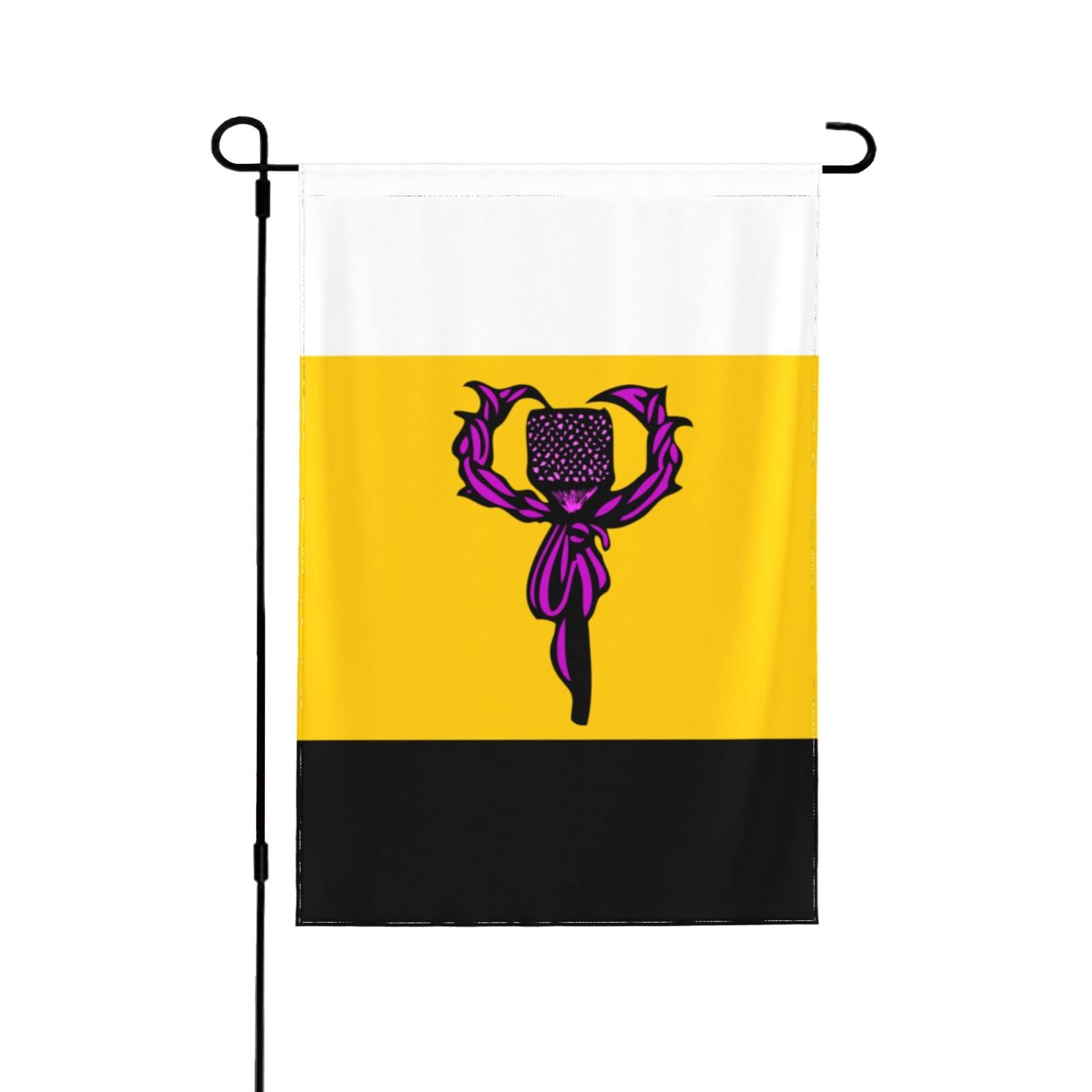 IMEEGIEN Double-Sided Nation of Hawaii-Hawaii Independence Movement Flag v2 Garden Flags 28x40 Inch Outdoor Welcome Flags Patio Lawn Decorative Large Garden Flag Banner