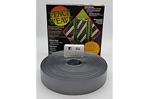 Brand Fence Weave 250' Roll - Silver - Made in The USA