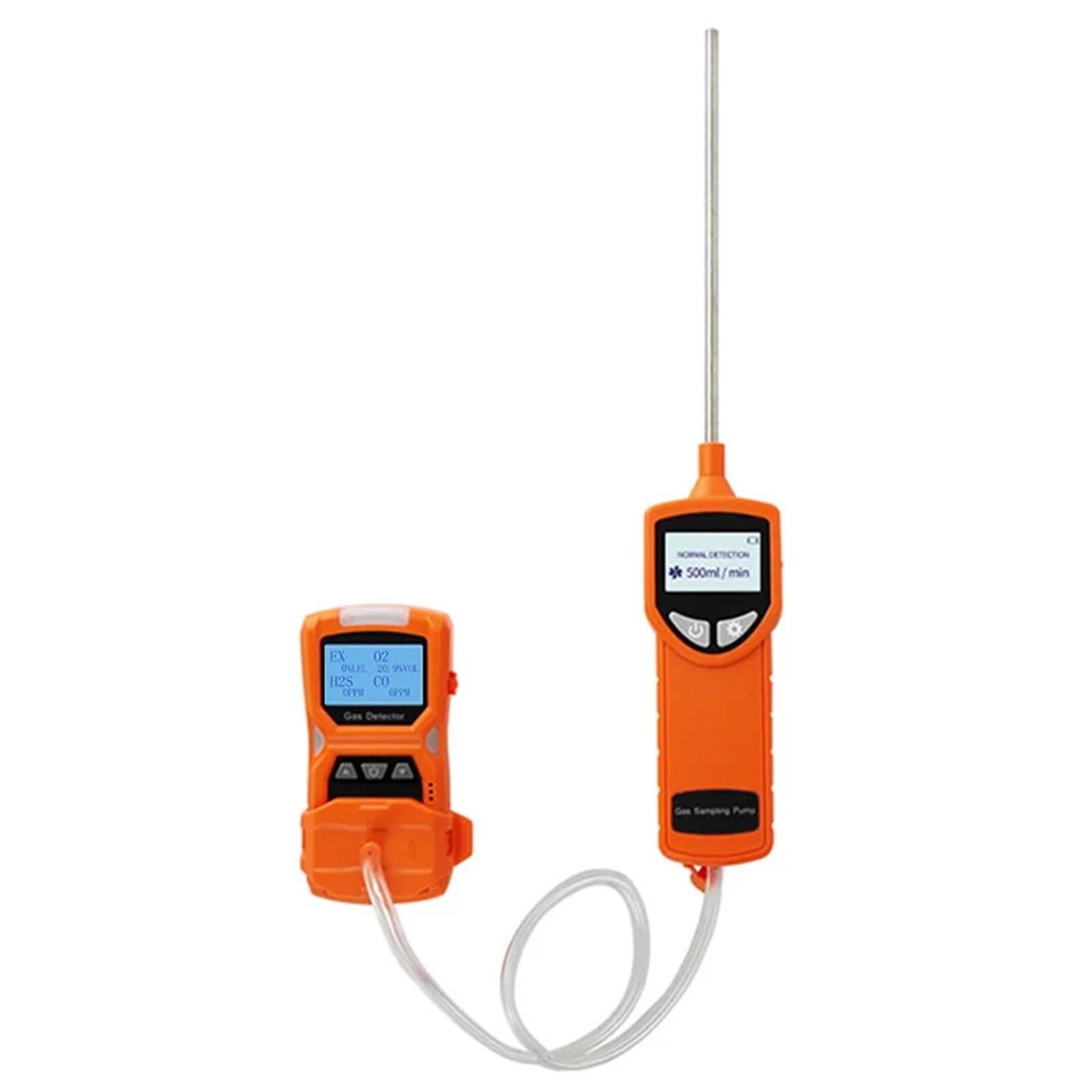 Monitor de co2, Detector de Gases múltiples, medidor Gas, O2, H2S, CO, LEL, 4 en 1, Detector Fugas Combustible, oxíno, sulfuro hidróno y monóxido Carbono para el hogar