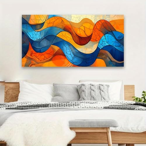 Impression sur toile abstraite moderne pour raviver les murs blancs