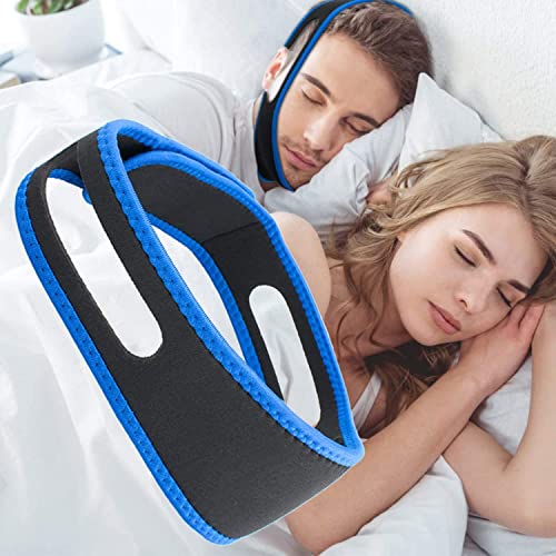 ELECDON Anti Snoring Chin Strap Snoring Solution Anti Snoring Devices Effective Stop Snoring Adjustable Snore Reduction Chin Strap for Men Women Chin Straps Snore Stopper Sleep Aids Better Sleep