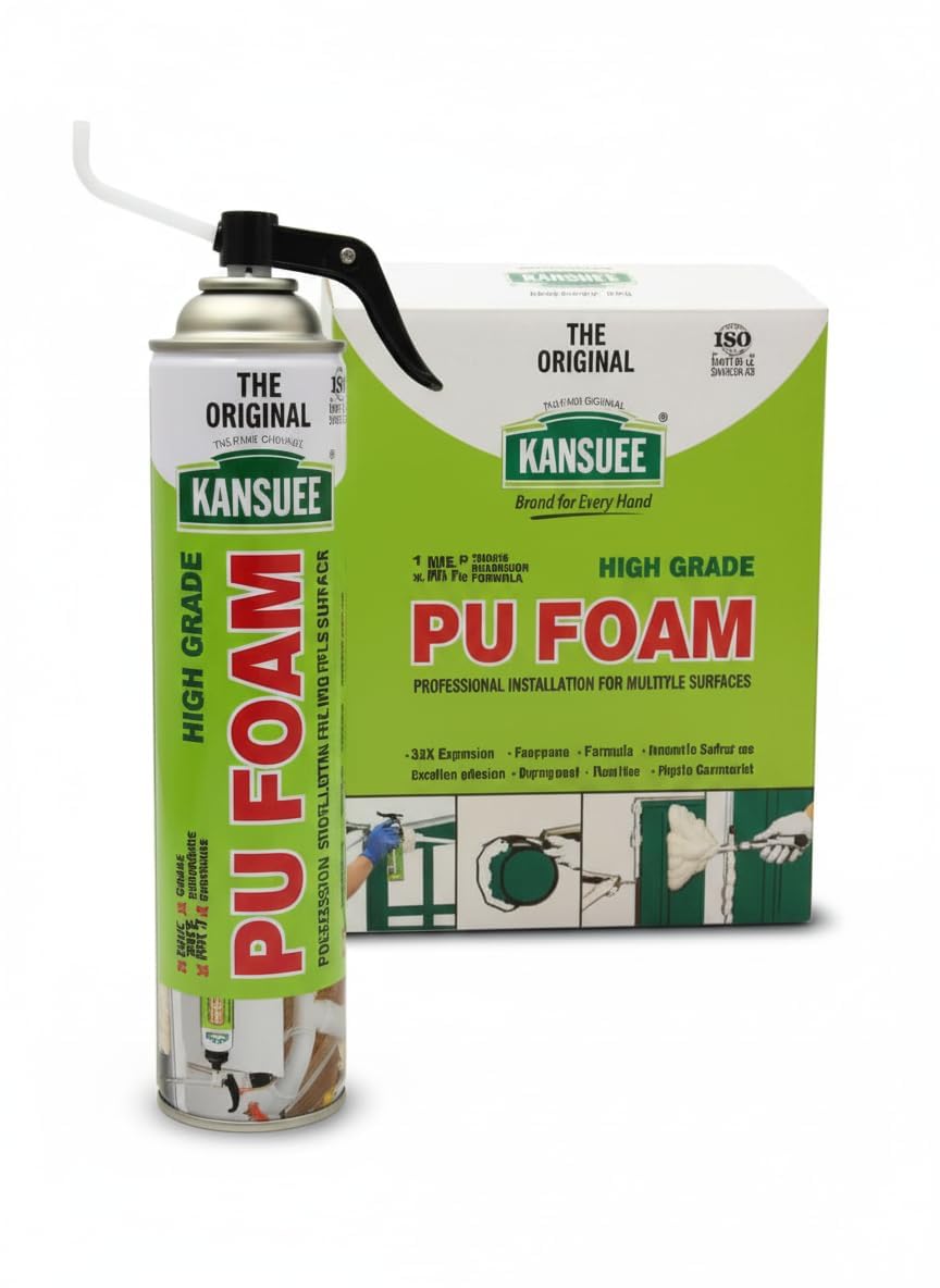 High Grade PU Foam Sealant 750ml | Multi-Purpose Expanding Foam Spray for Gap Filling, Insulation & Sealing | Window, Door, Pipe & Furniture Gap Filler-image-15