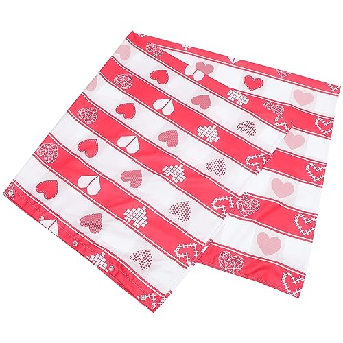 PRETYZOOM Cortina De La Ducha Escobilla De Ducha Retro Revestimientos Hogar Alfombra Lavable Cortina De Baño Barra De Cortina De Tensión Vara Tabique Bastidores Toallero Boticario Poliéster