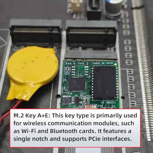 Adaptador de red Ethernet LAN de 2500 Mbps (2,5 Gbps) para placa base de escritorio: NGFF A+E-Key a RJ45 miniatura 7