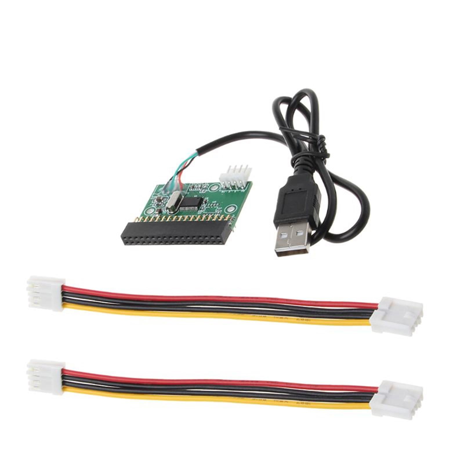 Maxtonser 1.44MB 3.5inch USB Cable Adapter to 34Pin Floppy Drives Connector Disk to Floppy Disk PCB Board Floppy Drives Connector