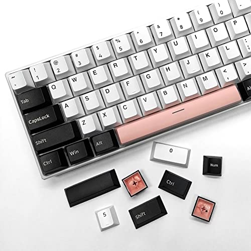 PBT keycaps Cherry Profile doubleshot 163 Keys Olivia keycaps for Cherry MX switches Mechanical Gaming Keyboard Replacement(Olivia) (Olivia)