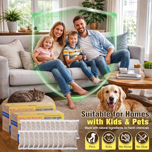 Pack de 20 bolsas repelentes de plagas con aroma a menta miniatura 6