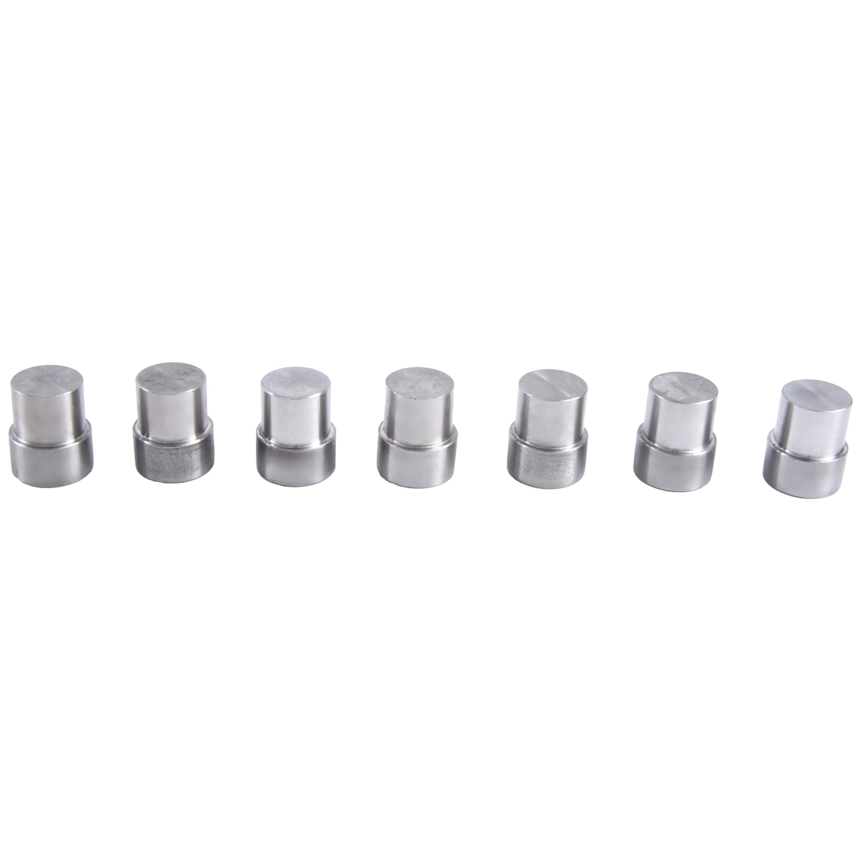 7 Sets Doppelkappennieten Matrizenformwerkzeug für Handpressmaschine, GrößE 5 Mm, 6 Mm, 7 Mm, 8 Mm, 9 Mm, 10 Mm, 12 Mm, DIY-Bastelbedarf