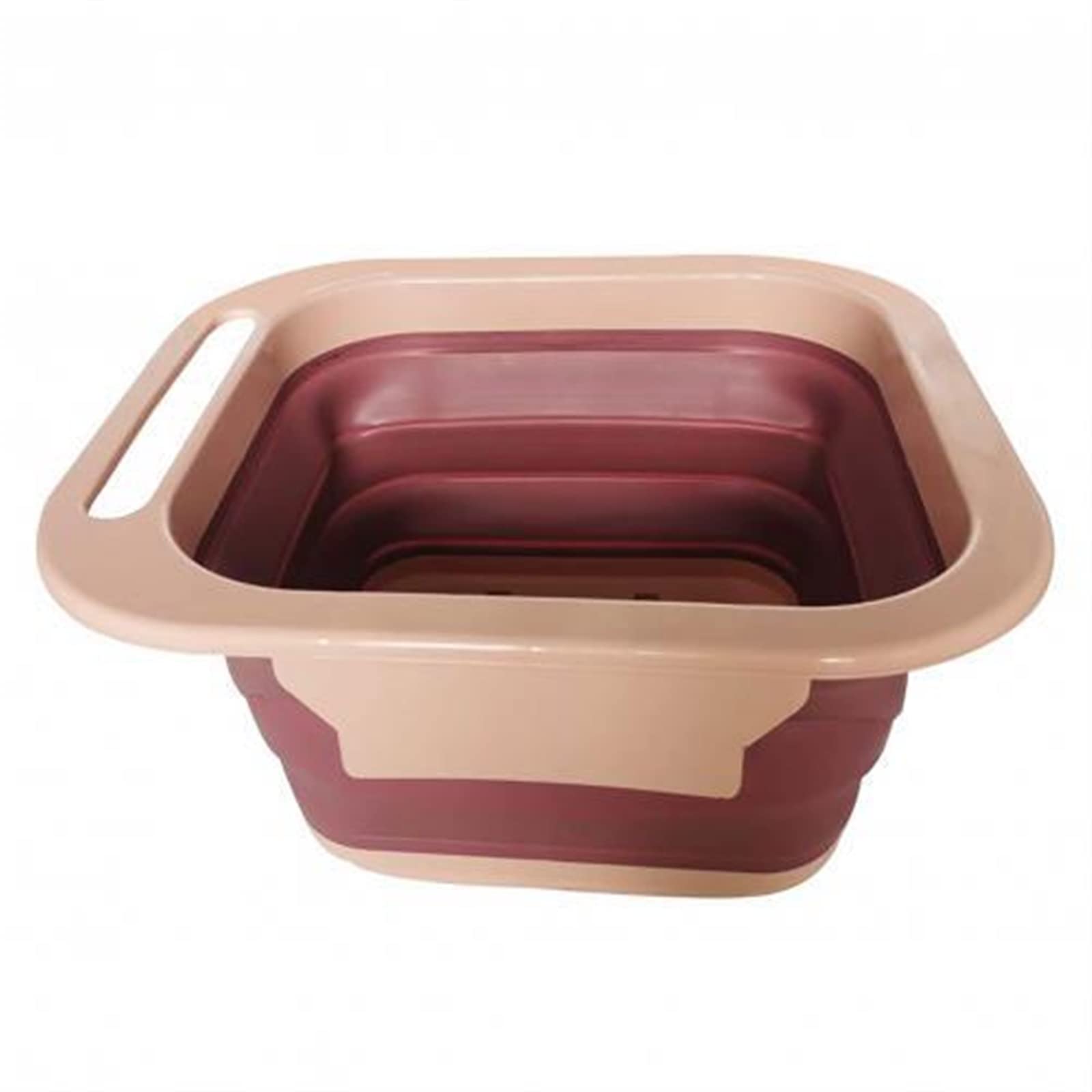 Cubo de remojo de pies, contenedor de agua plegable para el hogar, spa, baño de pies, bañera de remojo con rodillo de masaje, suministros para el cuidado del hogar, cómodo cazador de luz familiar
