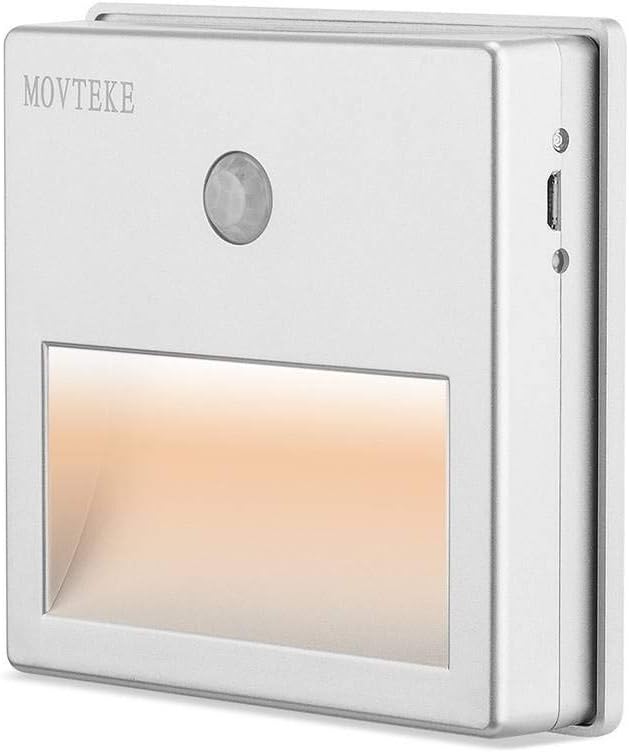 Motion Sensor Light,LED Night Light Motion-Activated Light Stick-Anywhere Closet Light Magnetic Motion Detector Lights Rechargeable Night Light for Hallway,Bathroom,Bedroom, Stairs, Kitchen