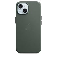 Apple Custodia MagSafe in tessuto FineWoven per iPhone 15 - Sempreverde ​​​​​​​