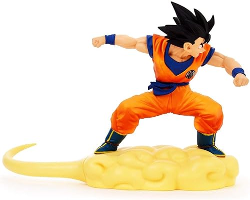 Dragonball Z - Figura estática de 6 pulgadas, DBZ Lets Go, Nimbus Son Goku