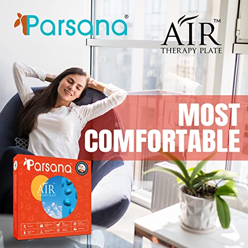 Image of Parsana Air Therapy Plate, Acupressure Tool, Clinically Tested, Acupressure Mat for Feet Massager, Helps with - Muscles /Joint Pain, Flexibility, Hormonal Balance, Blood Circulation & Overall Health Management, Reflexology Acupressure Set - Pack of 1