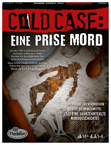 ThinkFun Cold Case: Eine Prise Mord - Denkspiel ab 14 Jahre