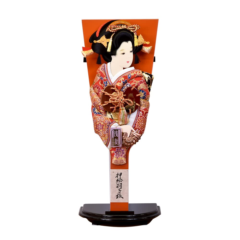 Amazon | 羽子板 単品 羽子板飾り セット 黒 20号 お祝い 小町 浅妻