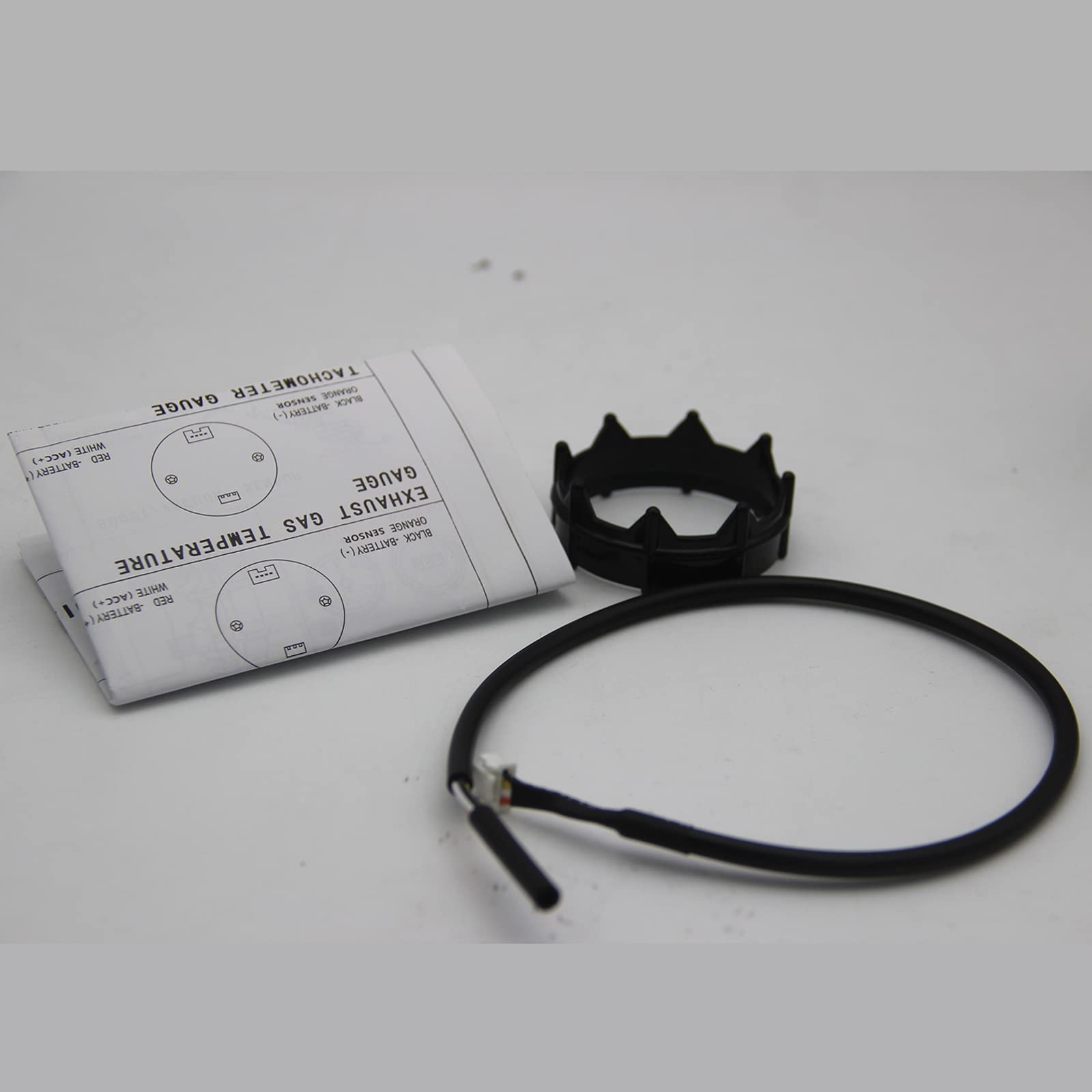 Dragon Gauge 2" 52mm Black Digital Display Blue Led Car Oil Pressure Gauge 0-150 PSI Oil Press Meter With Sensor (6116 - View #2