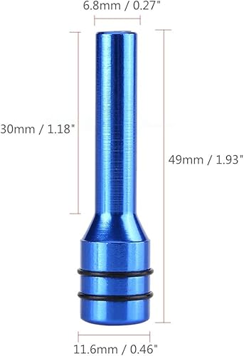 Miniatura 9 de Fydun 2 piezas de aleación de aluminio universal coche camión cerradura puerta puerta perilla tire Pin cubiertas