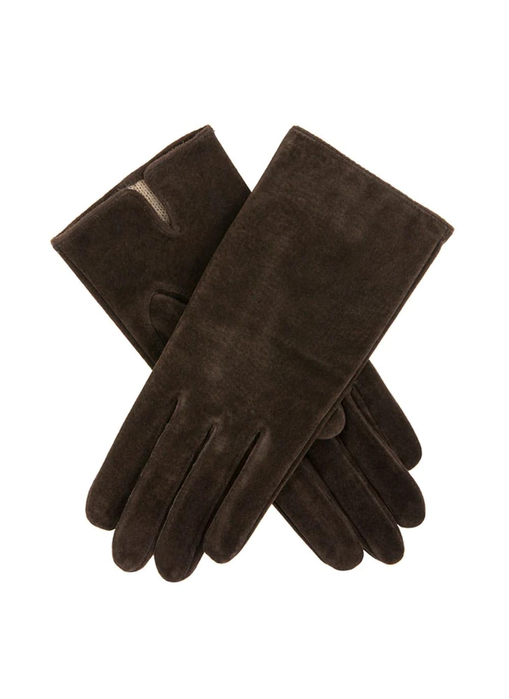 Dents Women's Mocca Emily Suede Gloves L