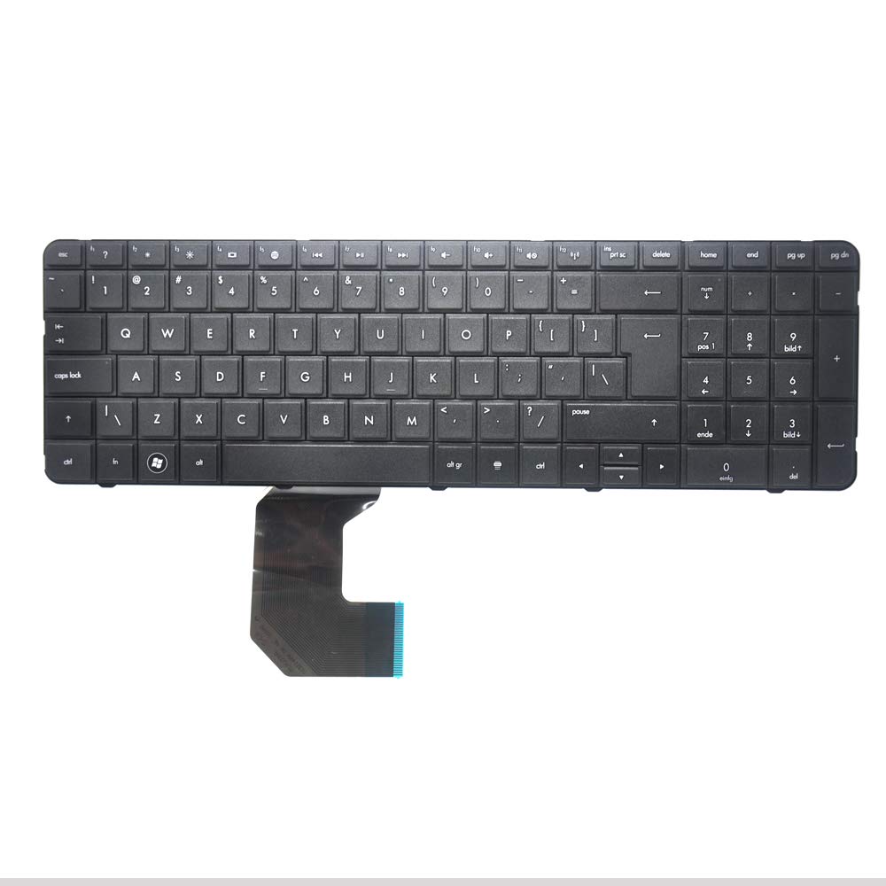 Padarsey New Keyboard Replacement for HP Pavilion G7 G7T R18 G7-1000 G7-1100 G7-1200 G7-1001XX G7-1017CL G7-1019WM G7-1033CL G7-1051XX G7-1070US G7-1073NR G7-1076NR G7-1154NR Series Black US Layout
