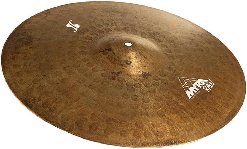 Stagg MYR-CR19RW US l Myra Series 19 Inch Raw Rock Crash Cymbal l B20 Bronze Alloy