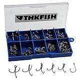 103X Mixed #3/#4/#5/#6#7/#8/#9/#10/#11 12 Sizes Carbon Black Treble Fishhook Treble Fishing Hooks With Box