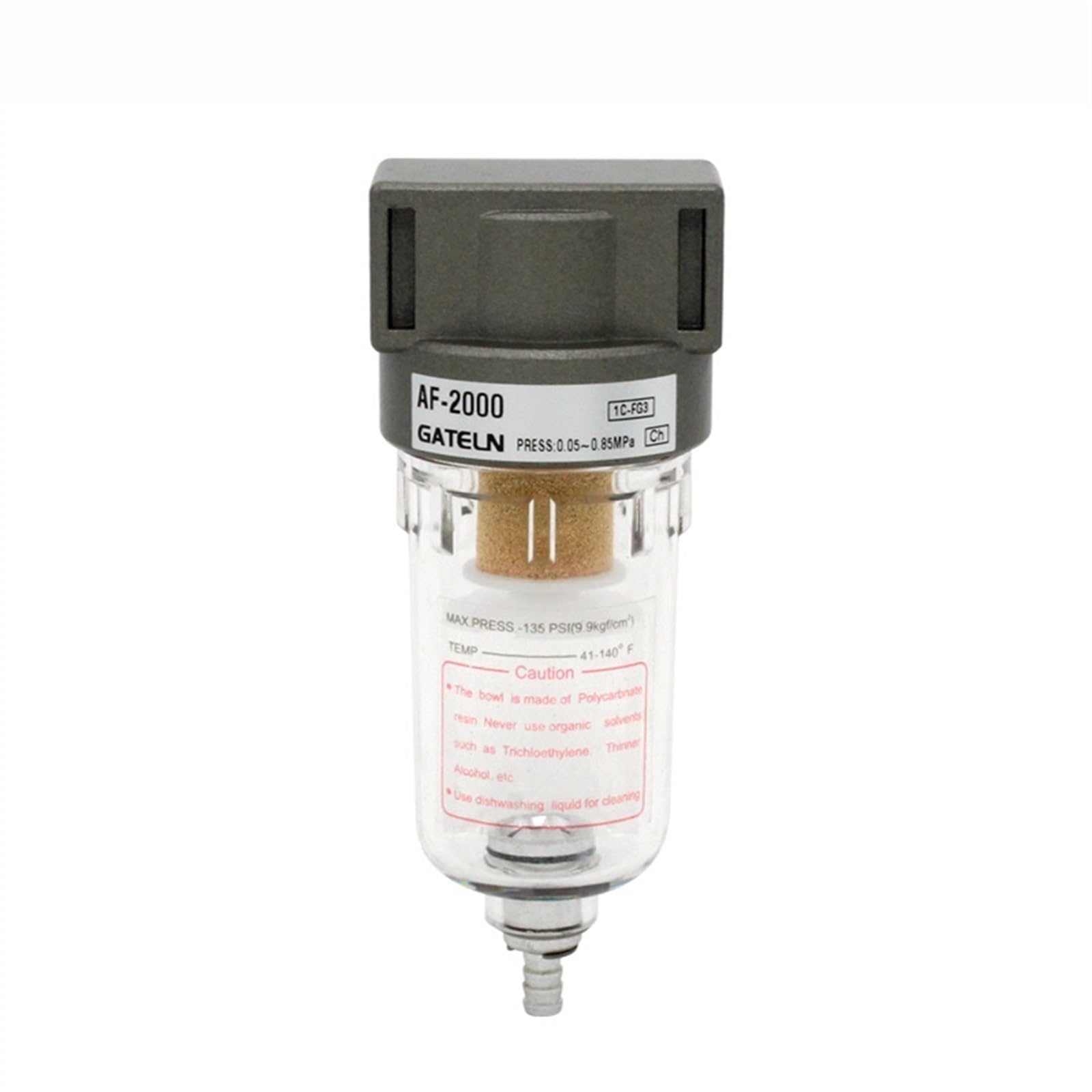AYNRJKKX AF2000 air oil water separator compressor spray paint gun filter single component drainage