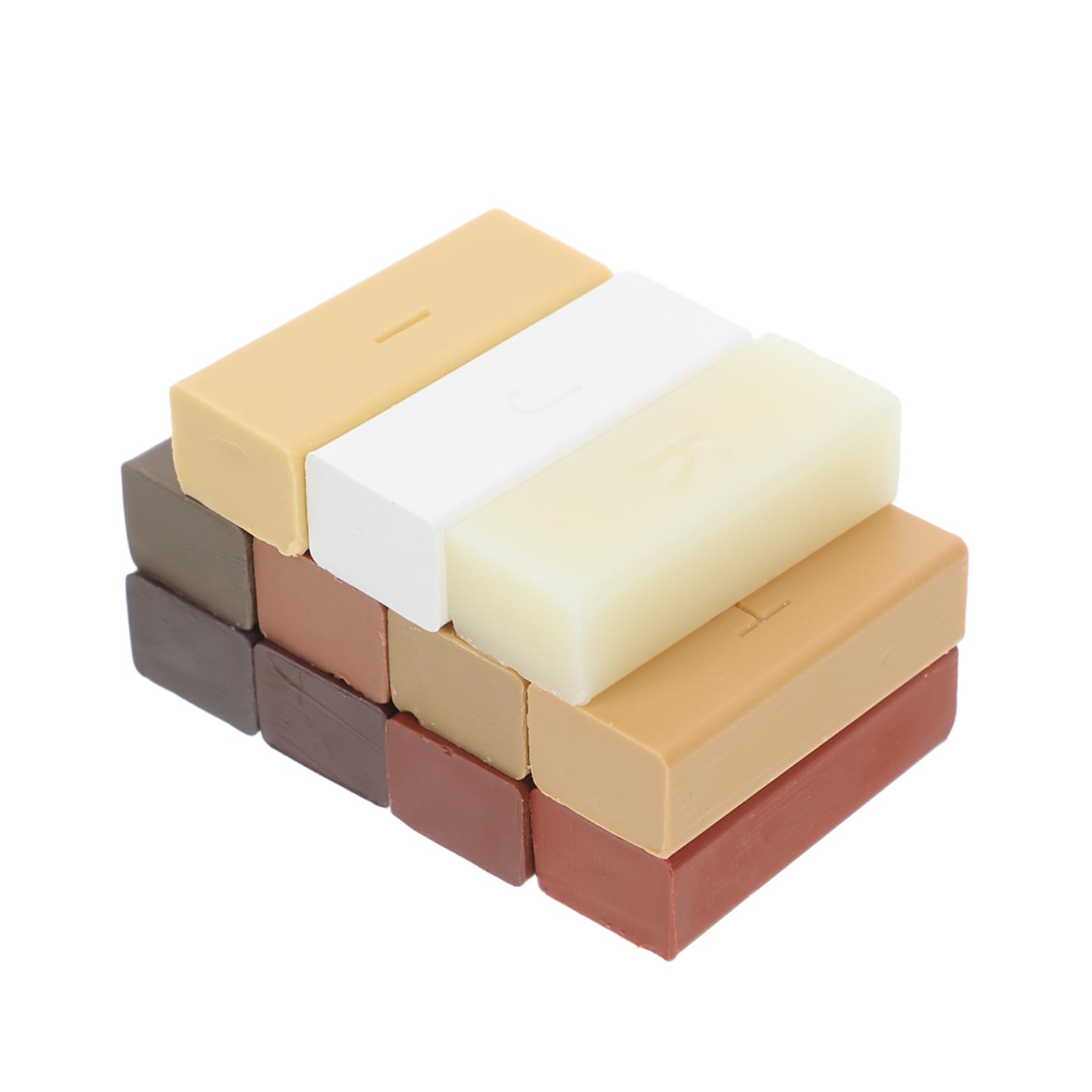 Cera Riparazione Parquet 11 Pezzi Resina per Graffi Rapidi | Pvc Vinile Tavola, Fai da Te Semplice, Finitura Rapida per Ritocchi su Porta