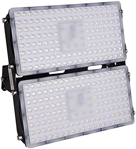 Viugreum 200W LED Flood Light, 20000LM Waterproof IP65 Outdoor Work Light, Warm White(2800-3000K) Security Lights, Landscape Wall Lighting for Garage, Garden, Lawn, Yard, Warehouse