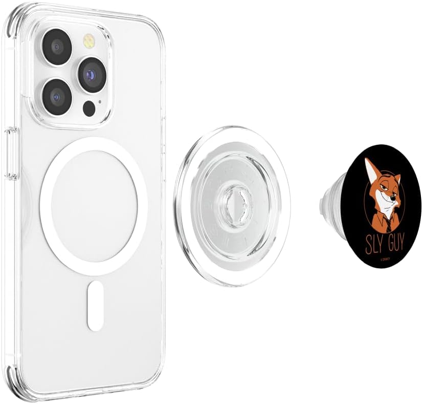 Disney Zootopia Nick Wilde Sly Guy Portrait PopSockets MagSafe PopGrip for iPhone
