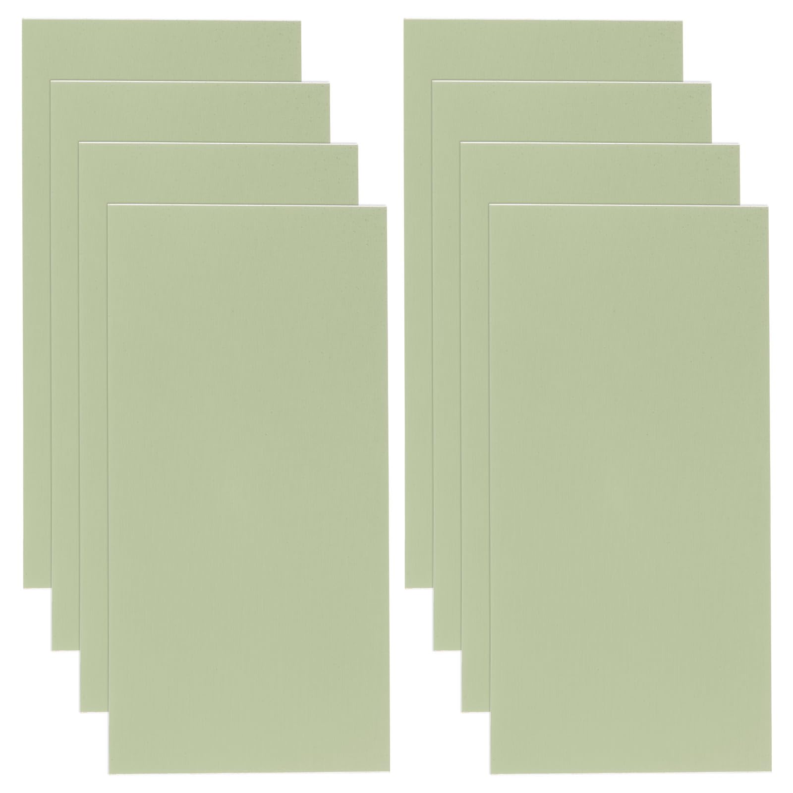sourcing map Lot de 8 rustines de réparation en nylon - 20 x 10 cm - Autocollants de réparation de tissu imperméables pour doudoune, camping, réparation d'équipement de camping - Vert thé