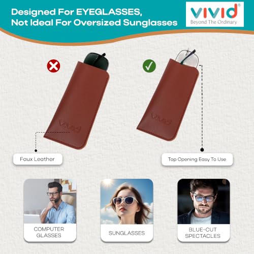 Image of Unisex Specs Top Open Eyewear Dabbi Artificial Leather Soft Case Cover