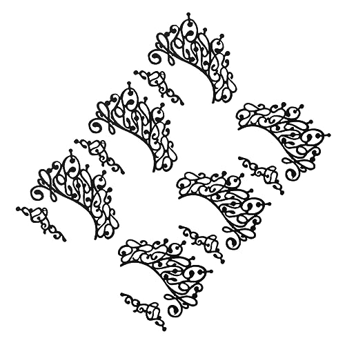 OSOLADY ���ʕ�����󃌁[�X�A�C���C�i�[�X�e�b�J�[ ���z���ꎞ�I�ڂ̃^�g�D�[�ʋC���t�F�C�X�^�g�D�[�X�e�b�J�[ �ʐ^�B�e�p�[�e�B�[�p 3�y�A