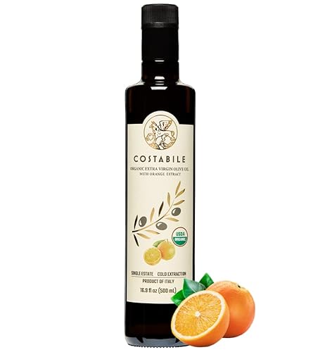 Miniatura 4 de Aceite de oliva con infusión de naranja y mezcla clásica de intensidad media Aceite de oliva virgen extra de una sola arboleda en Puglia, Italia.