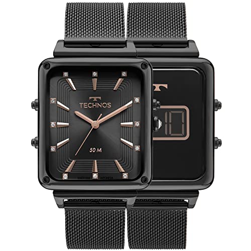 Relógio Technos Feminino Signature Preto - 9T33AL/1P