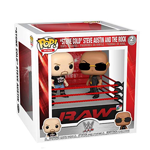 Funko Pop! Moment: WWE – Dwayne The Rock Johnson – The Rock Vs Stone Cold in Wrestling Ring 3/18 – Figurine en Vinyle à Collectionner – Idée de Cadeau – Produits Officiels – Sports Fans - Les Beatles, Paul McCartney, John Lennon, RIngo Starr, George Harrison Funko Pop! Moment: WWE - Dwayne The Rock Johnson - The Rock Vs Stone Cold in Wrestling Ring 3/18 - Figurine en Vinyle à Collectionner - Idée de Cadeau - Produits Officiels - Sports Fans