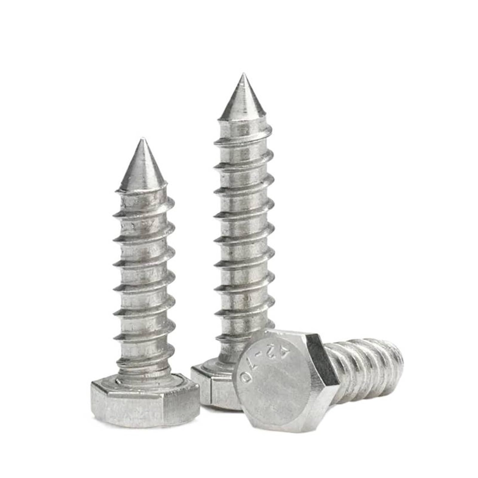 Tornillos For Madera M5-M12 DIN571 Inoxidable
