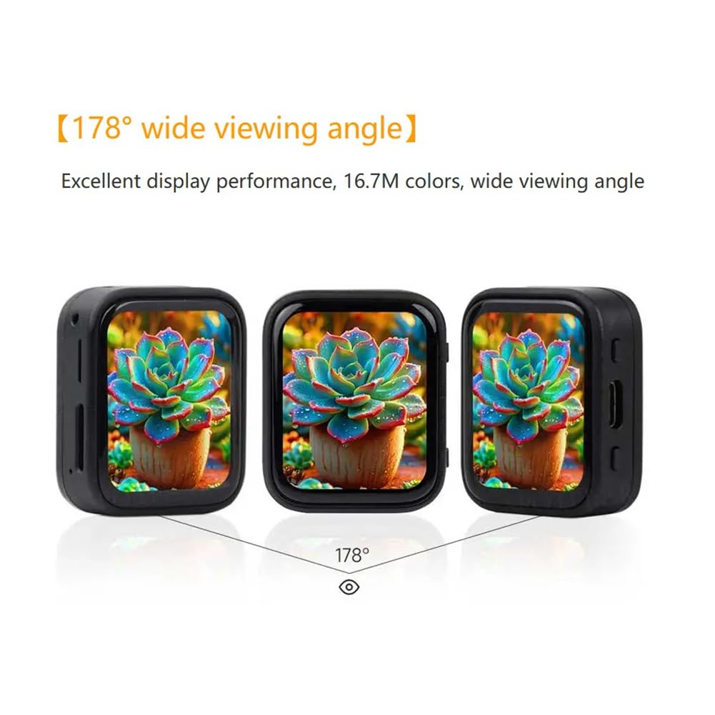 Placa de Desarrollo con Pantalla Táctil AMOLED de 1,8 Pulgadas, Qmi8658, Micrófono y Audio, de IA, Reloj Programable por Voz.