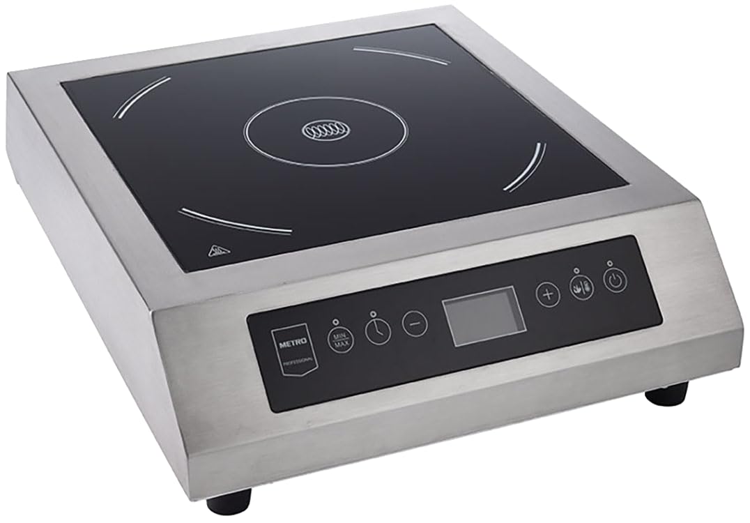 METRO Professional placa de inducción, acero inoxidable, 39 x 49.5 x 13.3 cm, 3500W