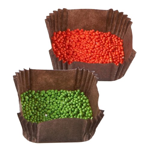 neoLab 1-1361 - Bandejas de pesaje (35 x 35 x 15,8 mm, 500 unidades), color marrón